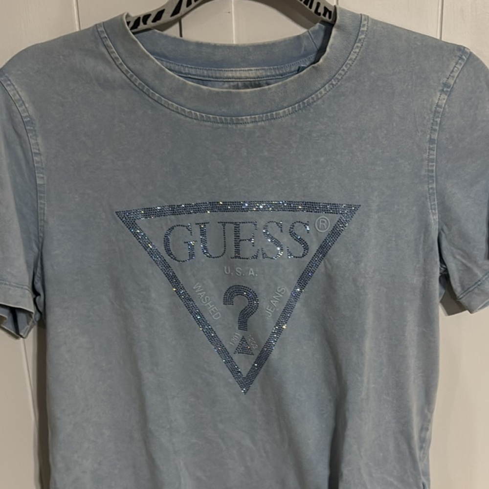 Guess Blue Graphic T-Shirt